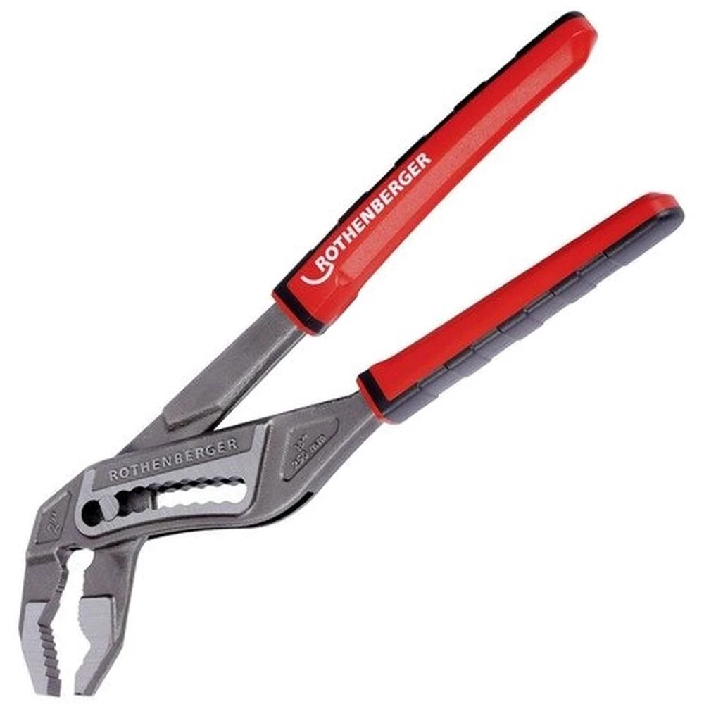 Клещи сантехнические универсальные Rothenberger ROGRIP M 7″ 2K до 1 1/4″ (до 43 мм), эргономичная ручка