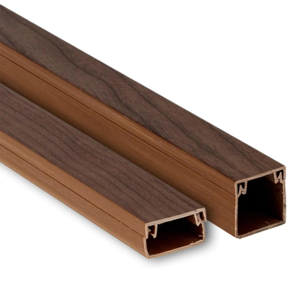 Кабель-канал EKF Plast kk-d 12х12 мм L=2 м, материал - ПВХ, степень защиты - IP40, цвет - темное дерево, в упаковке 120 м kk-12-12d
