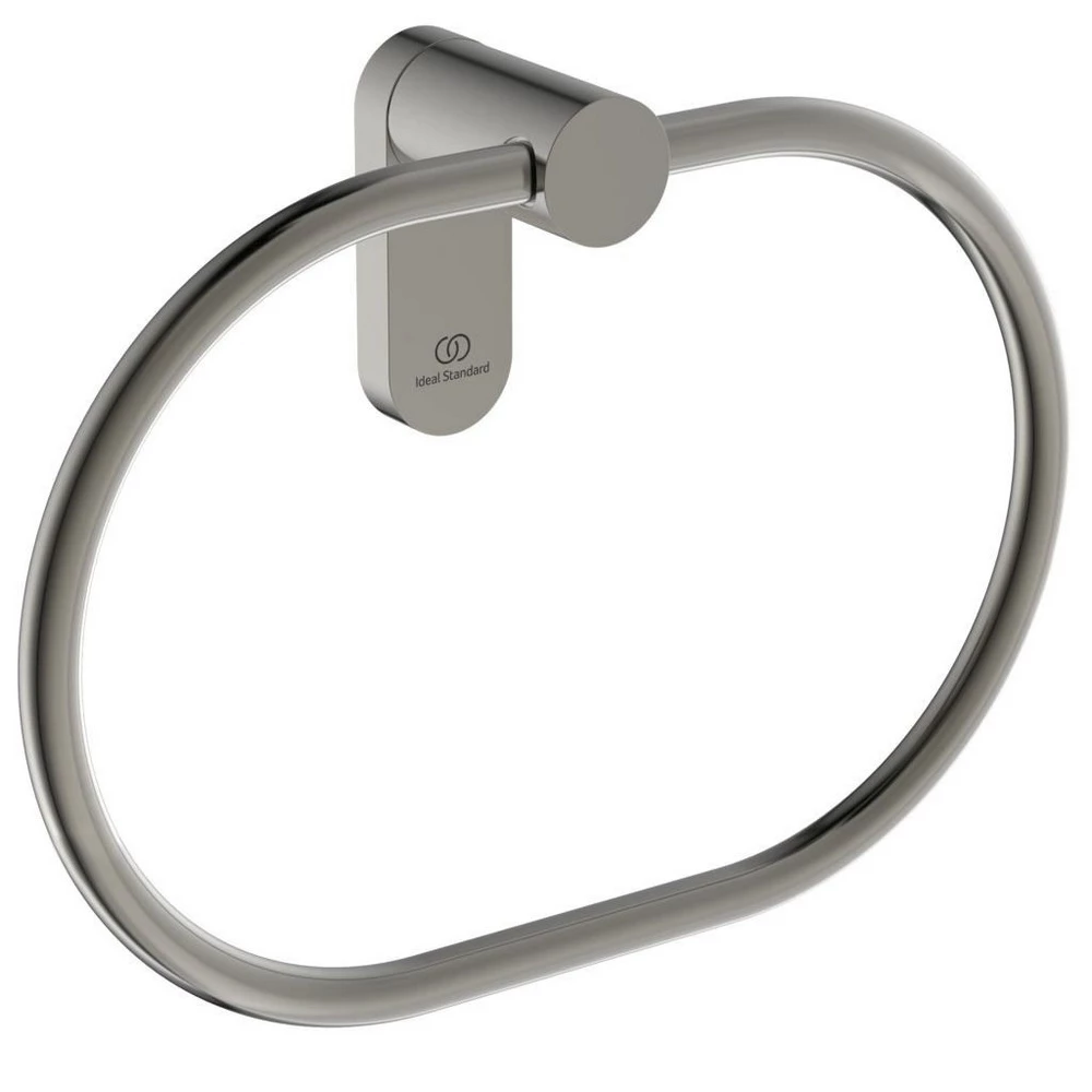 Полотенцедержатель Ideal Standard CONCA кольцо T4503GN серебрянный шторм