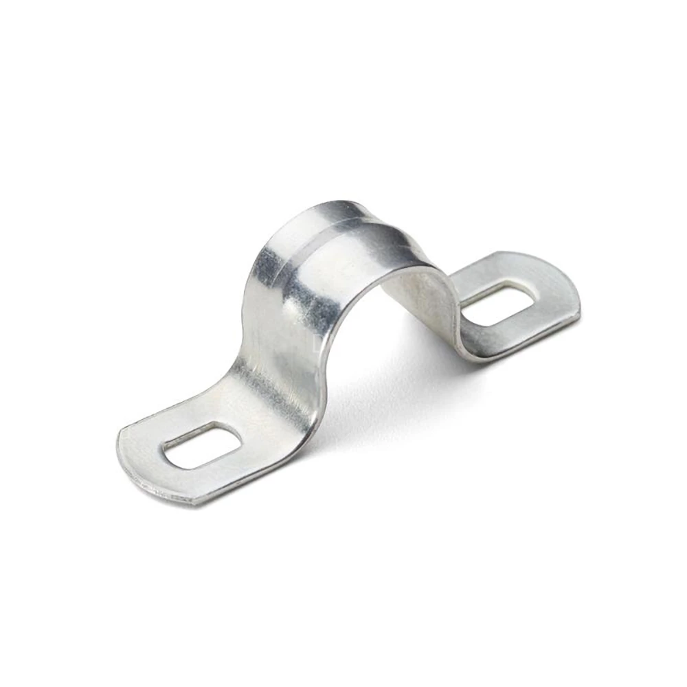 Скоба ZITAR СМД двухлапковая металлическая, диаметр - 31-32мм, материал - сталь, тип покрытия - цинк, упаковка - 100шт
