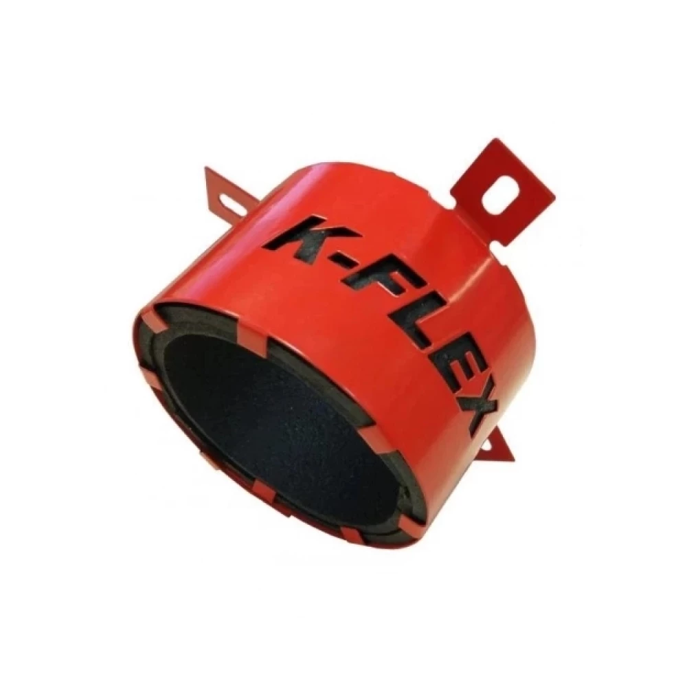 Муфта противопожарная K-FLEX K-Fire Collar Дн110 для труб, материал - сталь, цвет - красный, отгрузка кратно 24шт