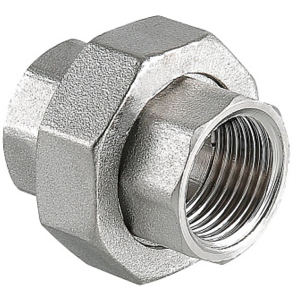 Соединитель латунный STI прямой В-В 2″ Ду50 Ру16 никелированный