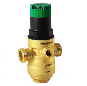 Регулятор давления бытовой HoneyWell D06F-1/2″ А Ду15 Ру25 резьбовой под манометр