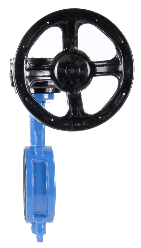 Затвор дисковый поворотный Tecofi VPI 4449-08 Ду40 Ру16 межфланцевый, корпус - ковкий чугун EN-GJS-500-7, диск - нержавеющая сталь CF8M, уплотнение - EPDM, с редуктором VPNREDUCT F05