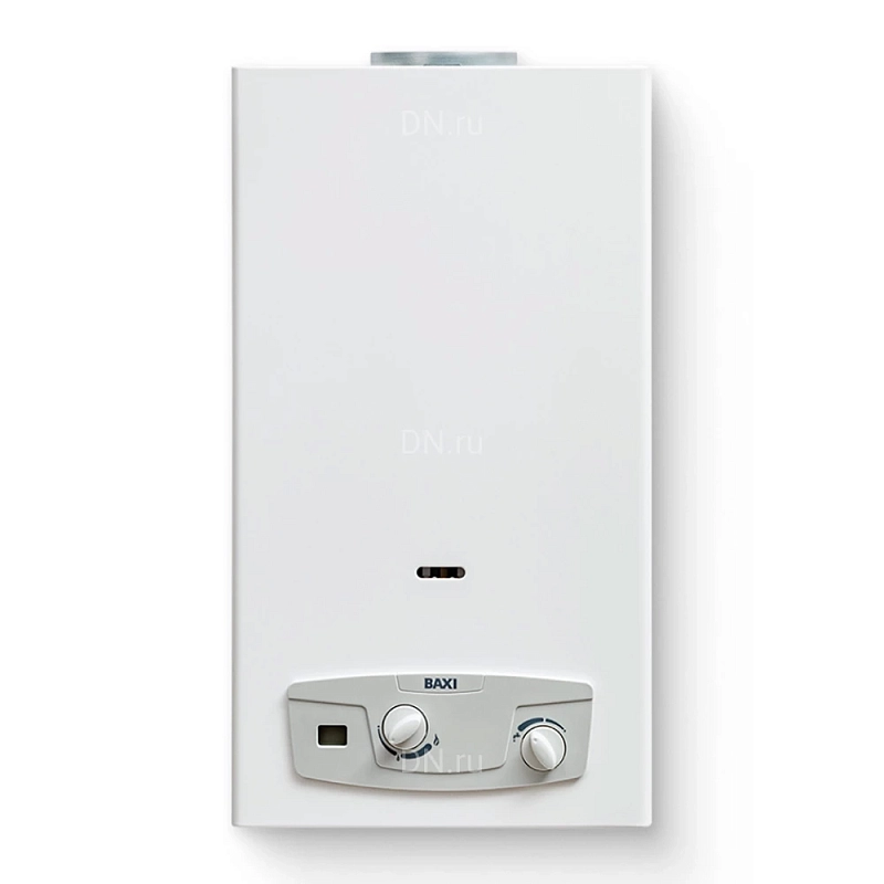 Водонагреватель газовый проточный Baxi SIG-2 14I настенный, мощность - 27.2кВт, корпус - нержавеющая сталь, Tmax 180°C