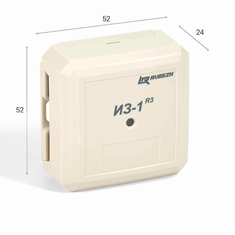 Изолятор шлейфа Рубеж ИЗ-1-R3, IP30, цвет белый Rbz-337647