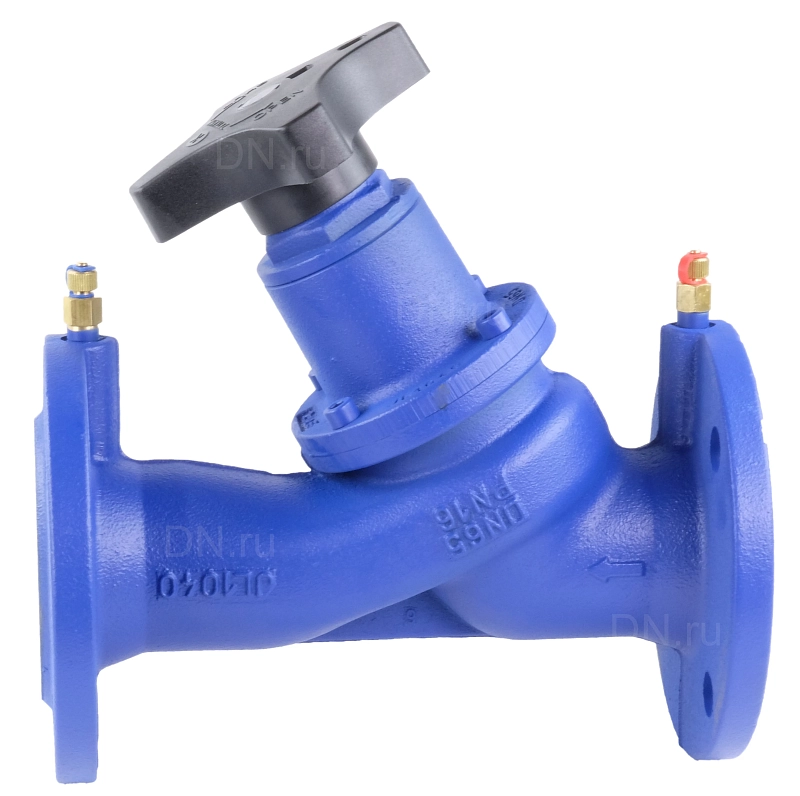 Клапан балансировочный Zetkama 447A Ду80 Ру16 фланцевый чугунный