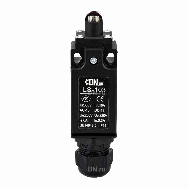 Концевой датчик LS-103 напряжение 250В, максимальный ток 6А